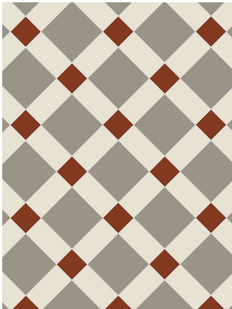 Original Style Victorian Floor Tiles Falkirk Pattern