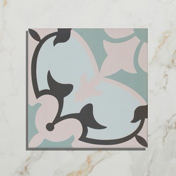 lovely tile in pastel colours